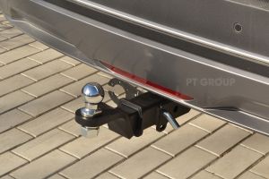 Фаркоп Джику (Jaecoo) J7 2023-, Omoda C5 2025-, Chery Tiggo 7L 2025- без снятия и подрезки бампера. Тип шара E (легкосъемный шар3