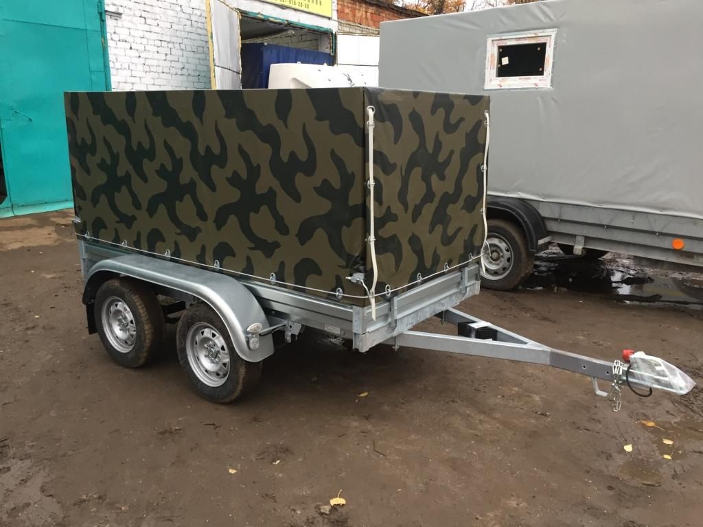 ЕВРО тенты. Камуфляжный ЕВРО тент для прицепа МЗСА 817730.012