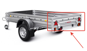 Борт на прицеп задний МЗСА 817704.012 (05,012 11.012 11.015 15.012 33.012)