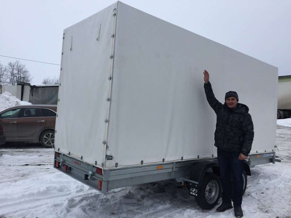 Прицеп для перевозки автозапчастей - МЗСА 817735