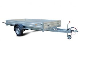 Тормозной прицеп МЗСА B 3518-1.13 исп.131 с алюминиевыми бортами