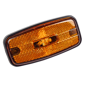 Фонарь габаритный прицепа ГФ1.О LED оранжевый, с колодкой AMP 282189-1 (квадрат)