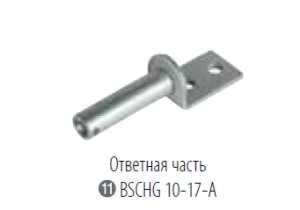 Палец для петли борта прицепа BSCHG 10-17 А Winterhoff 