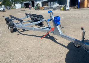 Кронштейн носового упора без лебёдки, коромысел и крепежа прицепа МЗСА 81771G и 81773G (011, 013, 021, 023)