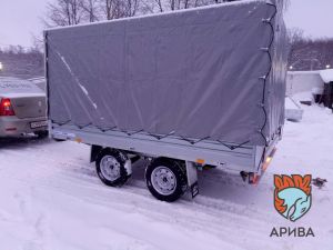 Двухосный прицеп с тентом 150 см МЗСА 817738.001