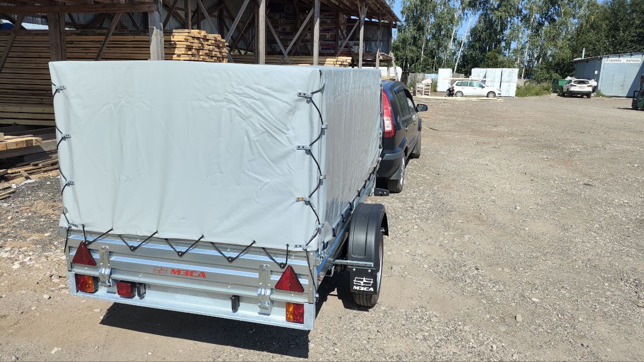 Скорость движения с легковым прицепом