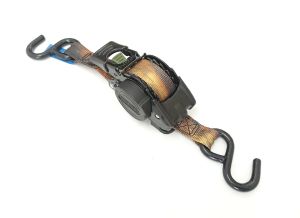 Стяжной ремень самозатягивающийся КАМУФЛЯЖ  крепления груза 25 мм- 3м, разрывная нагрузка 500 кг, крюк-крюк 