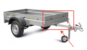 Борт на прицеп передний МЗСА 817700.002 (Лист переднего борта без комплектующих)