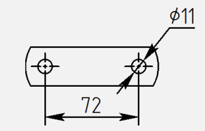 Накладка крепления дышла МЗСА 817700 исп.002