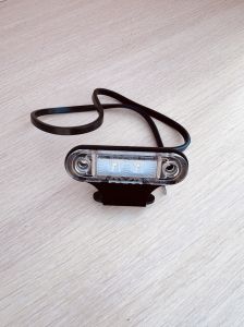 Фонарь габаритный прицепа FT-015 B+K белый LED FRISTOM (1)