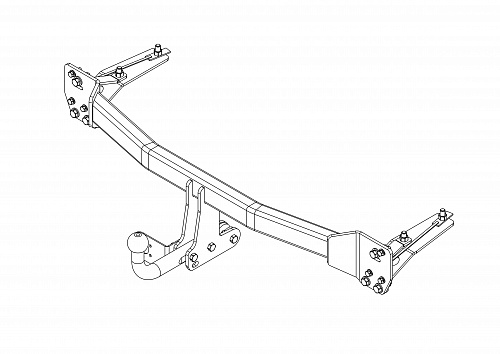 Фаркоп БИЗОН / BIZON FA 0951-E для Honda Element