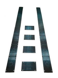 Пластиковое противоскользящее покрытие ПРЕМИУМ в прицеп направляющее для лыжи снегохода, к-т из 20шт 230х360мм