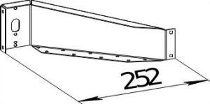 Ребро кронштейна задних фонарей (левый) для прицепов МЗСА M 4620-2.25  исп.101, M 5220-2.35  исп.301.