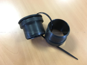 Втулка тормоза наката прицепа ALKO, 60S12, 90S123 (2072410202, 2072410206) цвет черный, в комплекте 2шт (2)