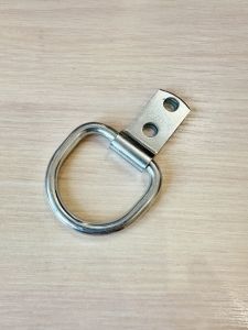 Петля крепления груза прицепа, два отверстия d 6мм2