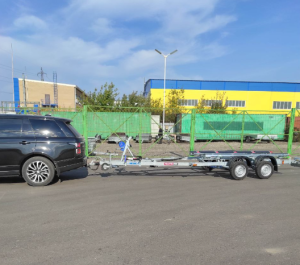 Прицеп для катера 5,7 метров МЗСА L 6522-2.16 исп.401, с тормозами, двухосный. Новый, 2024 года выпуска
