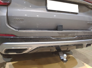 Фаркоп Форд (Ford) Explorer VI 2020- без подрезки бампера. Тип шара EA (E с антистуком). Нагрузки 2700160 кг. Не комплектуется электрикой (5)