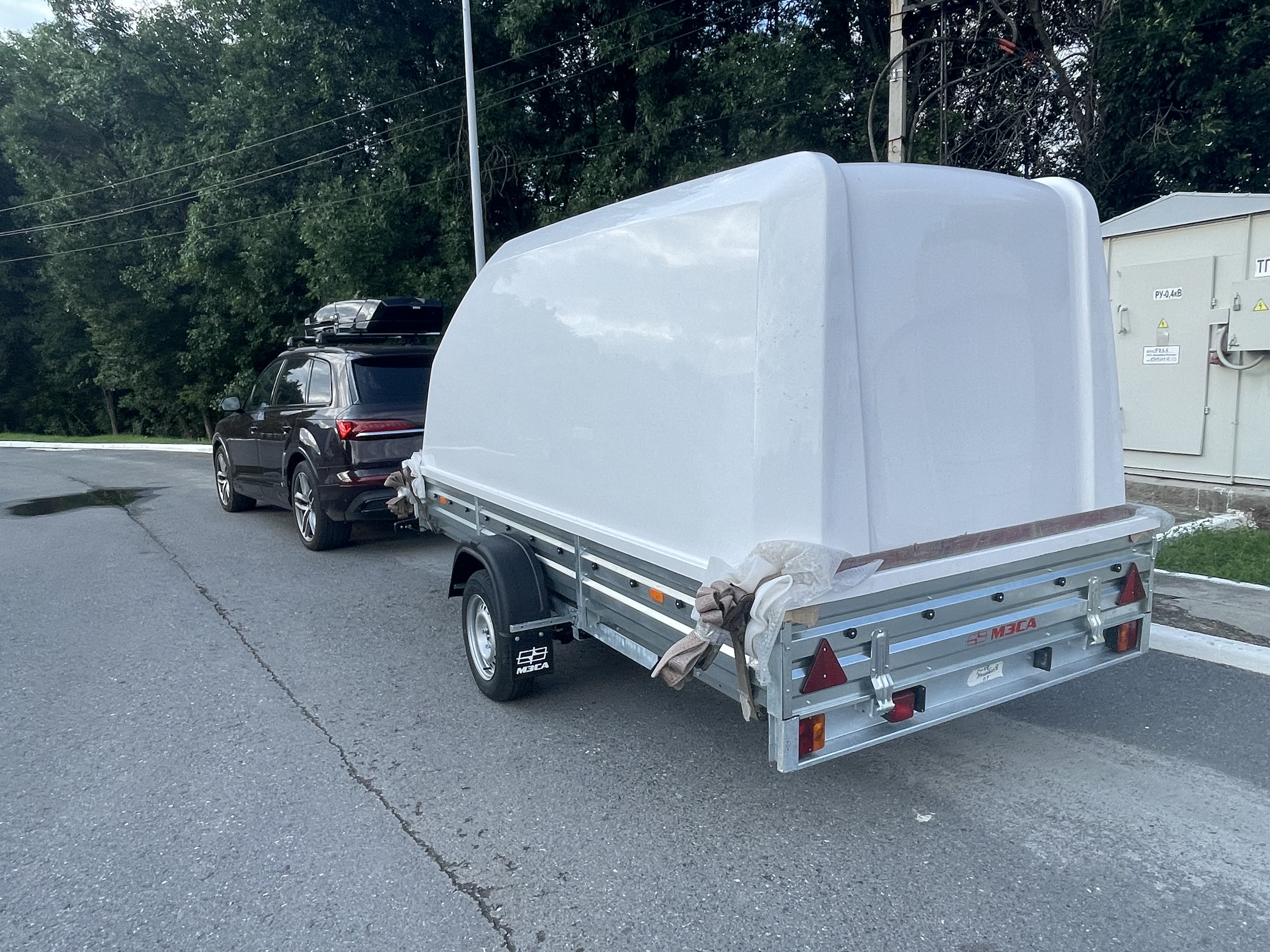 Прицеп с крышкой купить Уфа, Казань, Н Челны, Ижевск, Чебоксары 