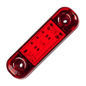 Фонарь габаритный прицепа ГФ22К LED красный, с проводом