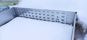 Лист с просечкой на борт прицепа 1250 МЗСА 8536.0003