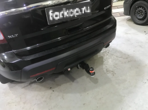 Фаркоп Форд (Ford) Explorer 2011-2020 без подрезки бампера. Тип шара E. Нагрузки 180050 кг (3)
