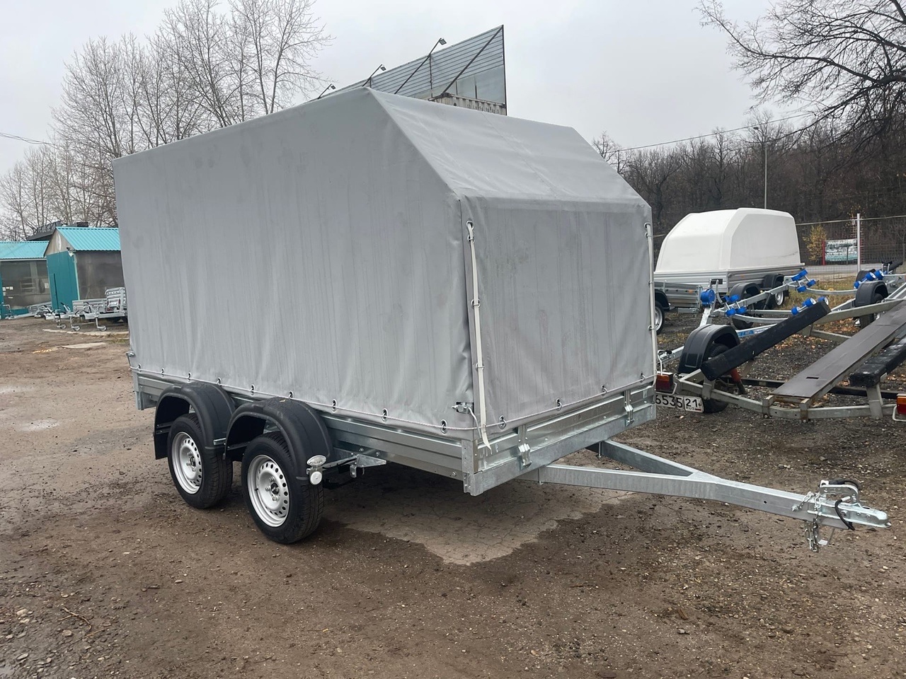 Прицеп МЗСА 817731.012 с ЕВРО тентом, цвет Серый