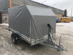 Прицеп для легкового автомобиля с тентом АЭРО 180 см МЗСА 817718.022 (Нужна установка скоб!!!)