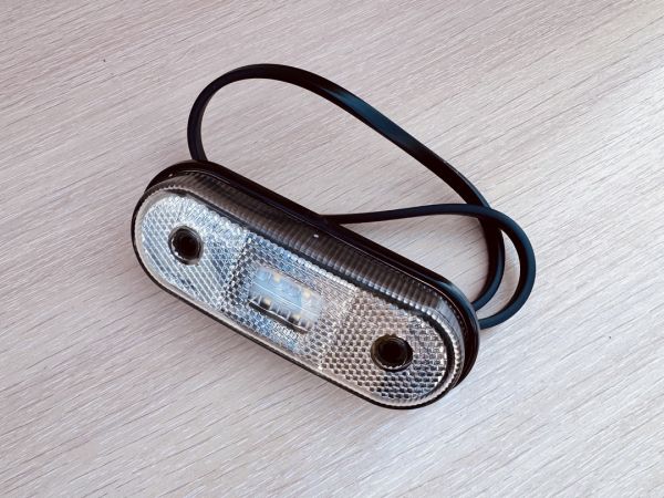 Фонарь габаритный прицепа FT-020 B (белый) LED FRISTOM (1)