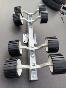 Кронштейн + 4 качели + 8 опорных ролика черные KNOTT ОРИГИНАЛ