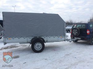 Внедорожный прицеп с тентом АЭРО 150 см МЗСА 817717.025