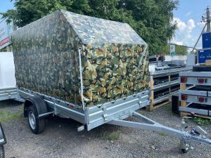 Тент КАМУФЛЯЖ под веревку для прицепа 301515С МЗСА 817712 исп.022, 817731 исп.022 Н-1500 мм, веревка Угол скоса - 45° (1)