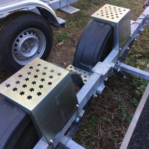 Подножка на крыло V2 PRAKTIK PRO для прицепов МЗСА 81771G.021, 81771G.011, L 7022-2.25.601