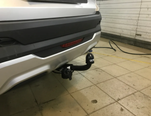 Фаркоп Лада (Lada) Iskra 2025- без выреза в бампере. Тип шара A. Нагрузки 90075 кг, масса фаркопа 12,95 кг (без электрики в комплекте) (1)