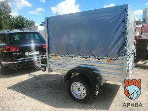 Прицеп для легкового автомобиля с тентом 128 см МЗСА 817710.024