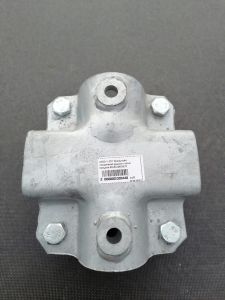 Кронштейн соединения дышла с осью прицепа 60х60 d60 d70 KNOTT ОРИГИНАЛ