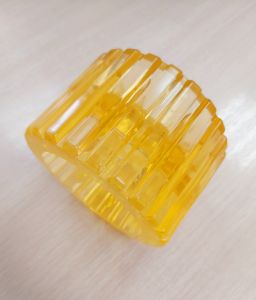 Ролик опорный прицепа L72 D108 22 мм желтый, полиуретан