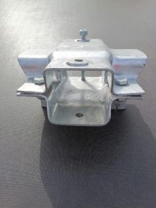 Кронштейн соединения дышла с осью прицепа 80х80 90х90 100х100 KNOTT ОРИГИНАЛ