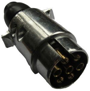 Вилка 7-контактная, силуминовая