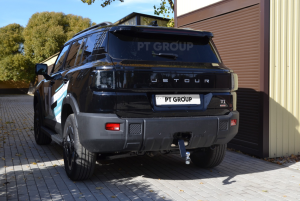 Фаркоп Джитур (Jetour) T1 2025- без подрезки. Тип шара E (легкосъемный шар под квадрат). Нагрузки 160075 кг, масса фаркопа 18,55 кг (без электрик (2)