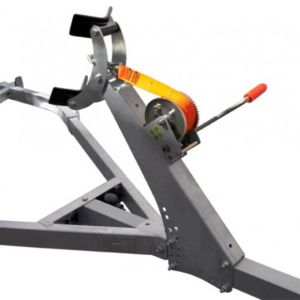 Лебедка для лодочного прицепа ручная с кронштейном МЗСА 81771В, 1С, 1Д, 1Е (101-05)