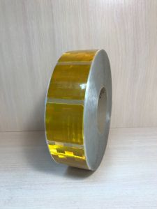 Светоотражающая лента на прицеп для контурной маркировки, желтая, разрезная TARP