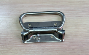 Ручка прицепа складная подпружиненная, Нержавейка