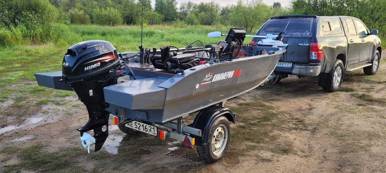 Лодка Киммерия 420R и прицеп МЗСА 81771С.012