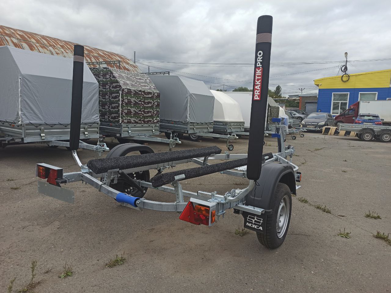 Тюнинг лодочного прицепа МЗСА 81771D.101