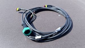 Жгут электропроводка прицепа МЗСА 817703 исп 022. Жгут с правой стороны с байонетом (кузов 2,73х1,51м, дышло 1,27м) (2)