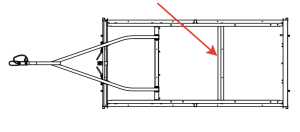 Поперечина платформы прицепа МЗСА 817701.012, 10.012 10.014 10.016 01.014 01.016 30.012