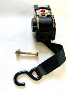 Стяжной ремень самозатягивающийся крепления груза 50 мм–2,7 м, разрывная нагрузка 1500 кг, крюк-болт