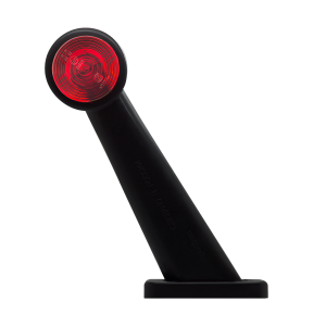 Фонарь контурный на прицеп ГФ 3.5 LED1 Плоское стекло, бело-красный