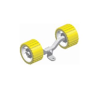 Опора роликовая прицепа (часть роликового модуля) KNOTT ОРИГИНАЛ