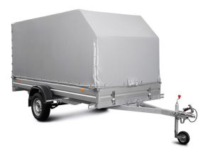 Прицеп с алюминиевыми бортами и тентом АЭРО 150 см МЗСА 817717.032 (Нужна установка скоб!!!)